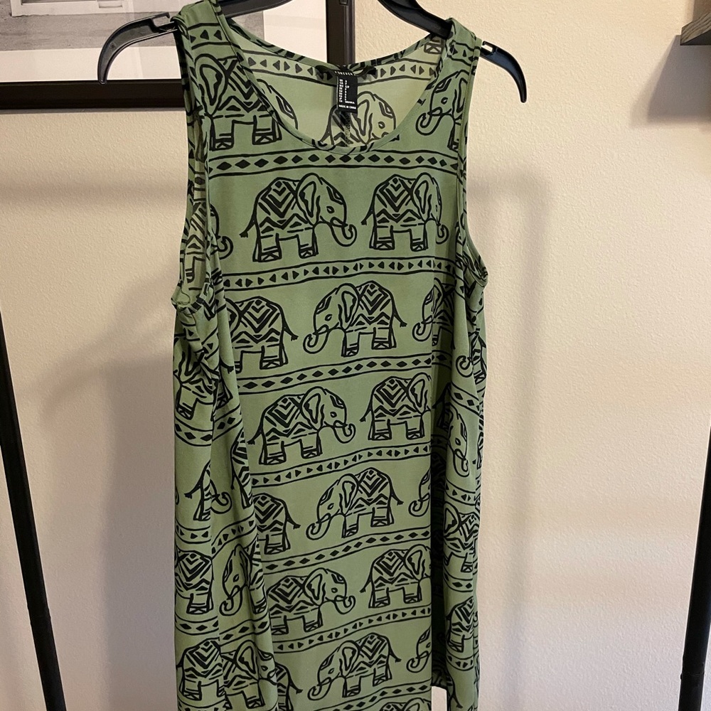Forever 21 Elephant Print Dress
